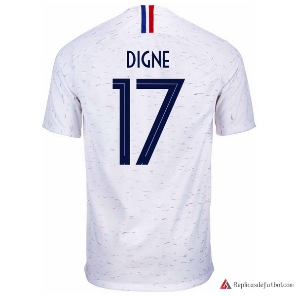 Camiseta Seleccion Francia Segunda equipación Digne 2018 Blanco